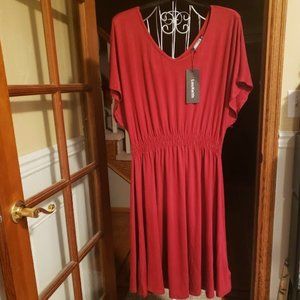 NWT LouKeith sz 22 red dress
